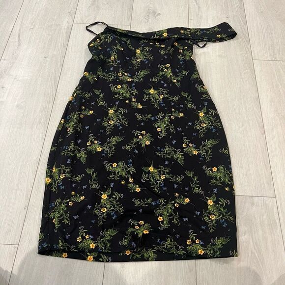 Laundry by Shelli Segal Womens Floral Print Mini Sheath Dress size 14 - Picture 1 of 5